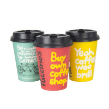 Hot Sale Biodegradable take away paper cup 8oz